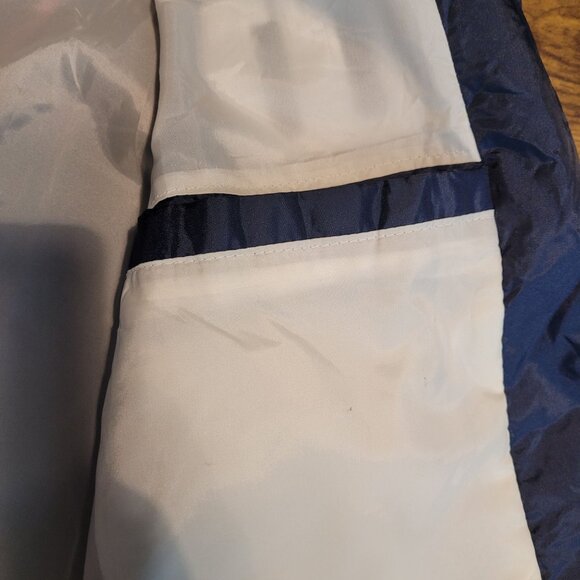 Vtg Wilson Windbreaker Track Jacket XL Pockets Embroidered Spell Out Y2K - Picture 4 of 14